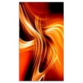 thumbnail image 2 of Orange Abstract Warm Fractal Design - Abstract Wall Art Canvas, 2 of 3