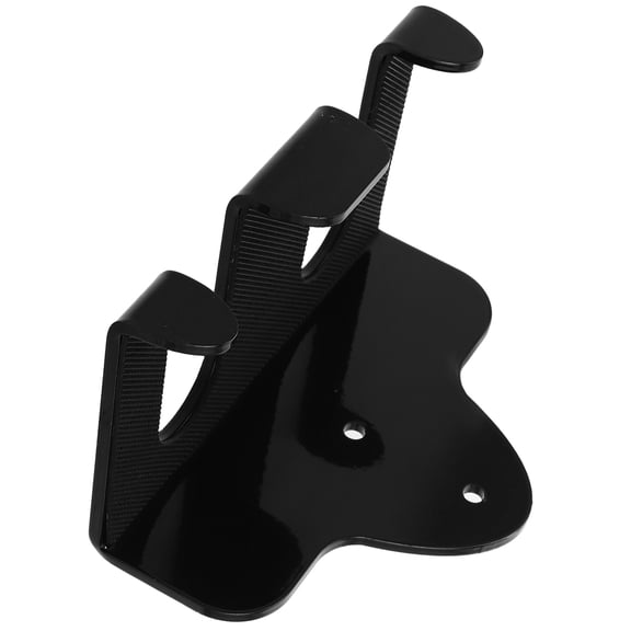 LIFKOME 1Set Barbell Wall Rack Iron Black Rectangular Modern Design For Gym Equipment Rack Workout Area