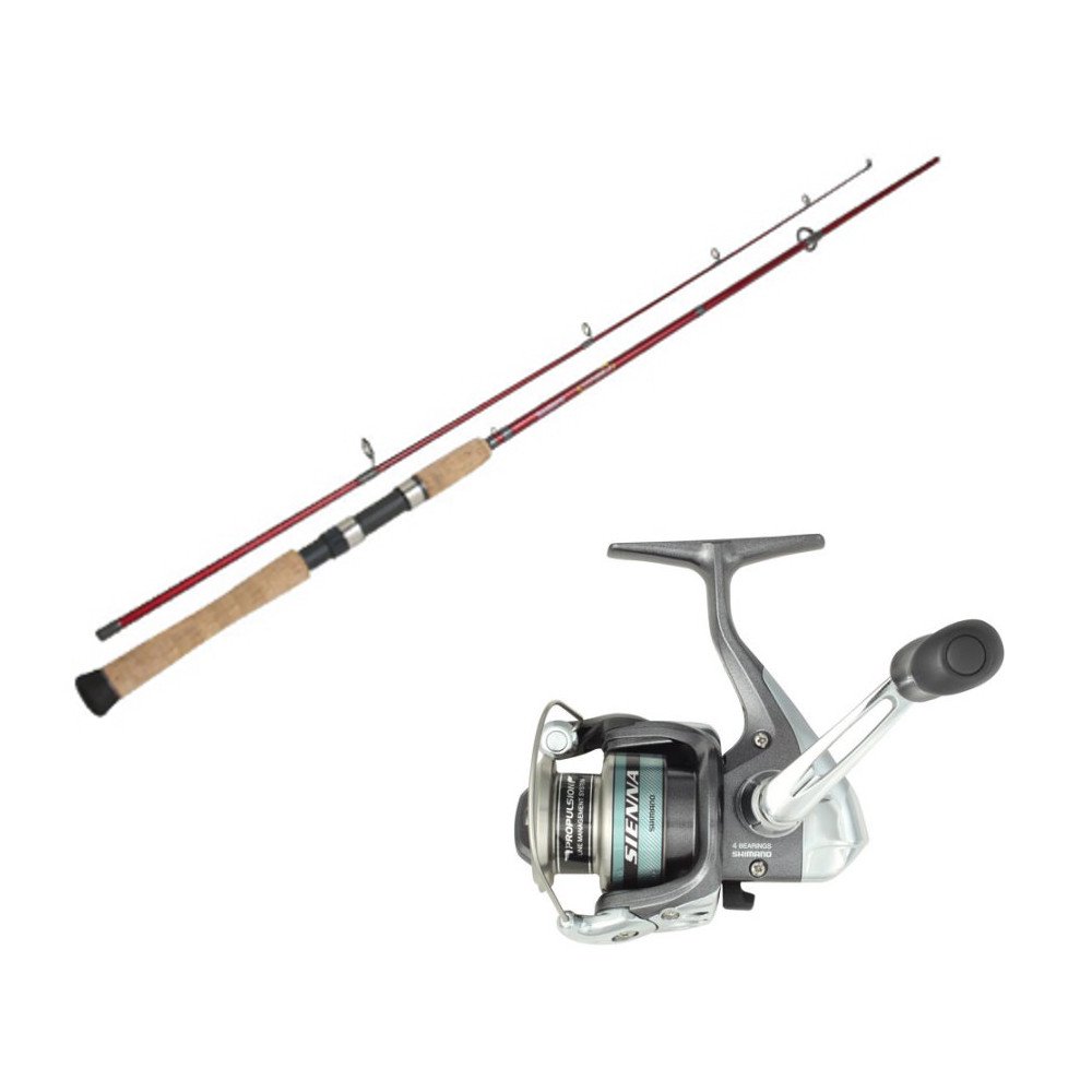 Shimano 2500 Sienna Reel On Stimula 6' Medium Light Rod Combo Walmart