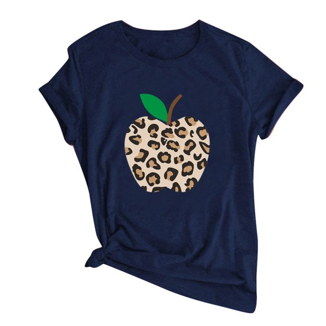 Gibobby Camisas De Vestir Top de blusas con estampado de y para mujer Camiseta de manga larga de Navidad(Azul marino, XXL)