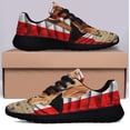 thumbnail image 3 of Red Dachshund Dog Canada Shoes Sneakers Black Size 12, 3 of 7