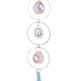 thumbnail image 2 of Campanas De Viento Decoración Carillón de viento de cristal colgante bola de luz colgante jardín decoración del hogar (plata 8) Tmvgtek Libre de BPA, 2 of 3