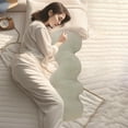 thumbnail image 2 of Almohada de embarazo para dormir, almohada de maternidad que sujeta la espalda, las piernas, el abdomen y las caderas para embarazadas, almohada de embarazo de 99 cm para mujeres., 2 of 4