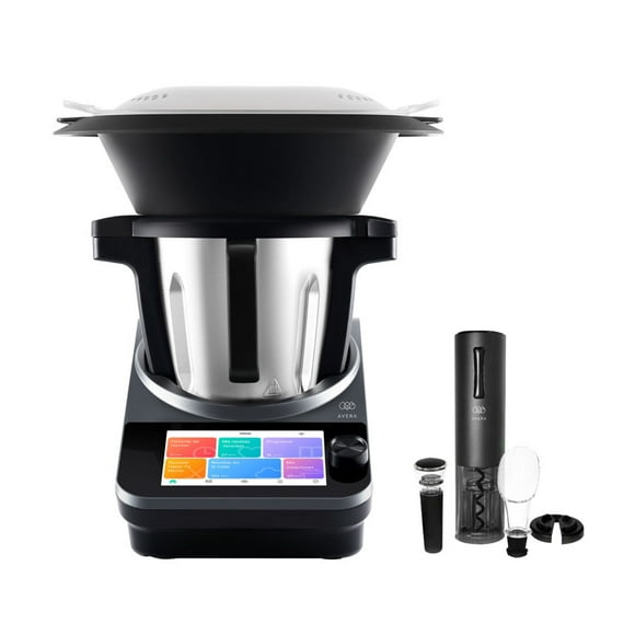 AVERA Chef Robot de Cocina Multifunción Touch 4.7 L WiFi y Sacacorchos
