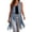 Light Blue, variant on APEXFWDT Western Fringe Suede Vest for Women, Sleeveless Open Front Hollow Out Long Tassel Casual Waistcoat