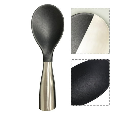 Raindrops 1Set Self-Standing Rice Spoon for Heat Resistance and Non-Slip Use Raindrops 1Set Self-Standing Rice Spoon for Heat Resistance and Non-Slip Use