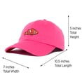 thumbnail image 3 of DALIX Clownfish Baseball Cap Tropical Dad Hat for Men Women's Hats in Hot Pink, 3 of 7