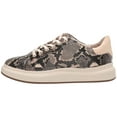 thumbnail image 2 of Sam Edelman Moira Snake Print Ankle Fashion Sneakers Beige Platform Wedge Heeled (BEIGE, 8.5), 2 of 6