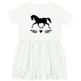 thumbnail image 3 of Inktastic Horse for Girls Girls Toddler Dress, 3 of 5