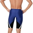 thumbnail image 2 of Speedo Men's Edge Splice Jammer Swimsuit (Black/Blue, 24), 2 of 3