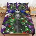 thumbnail image 1 of The Nightmare Before Christmas Practical Zip Function Smooth Bedding Surface Soft Layer Duvet Cover Sets for Rest Night, 1 of 5