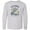 AC-Heather Grey, variant on Inktastic California West Coast Long Sleeve Youth T-Shirt