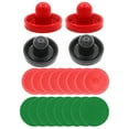 thumbnail image 1 of FUTUREORYY 1set Air Hockey Replacement Pushers For Tables Includes Pushers Felt Balls For Adults, 1 of 8
