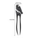 thumbnail image 3 of Black Crow Hairpin Crow Halloween Hairpin Plastic Hairpin Crow Gothic Hairpin, 3 of 5