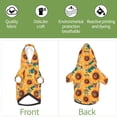 thumbnail image 6 of Pofeuu Beautiful Bohemian Sunflower Print Dog Clothes Dogs Sweater Soft Puppies Clothing Winter Puppy Sweaters Warm Outfit for Dogs-X-Small, 6 of 7