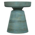 thumbnail image 6 of Simpli Home Robbie 16 inch Wide Solid Mango Wood Boho Contemporary Rustic Accent Table in Teal Wash, 6 of 10