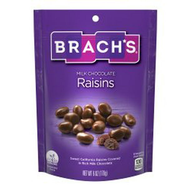 Brach's Chocolate Covered Raisins, 6 Ounce Bag
