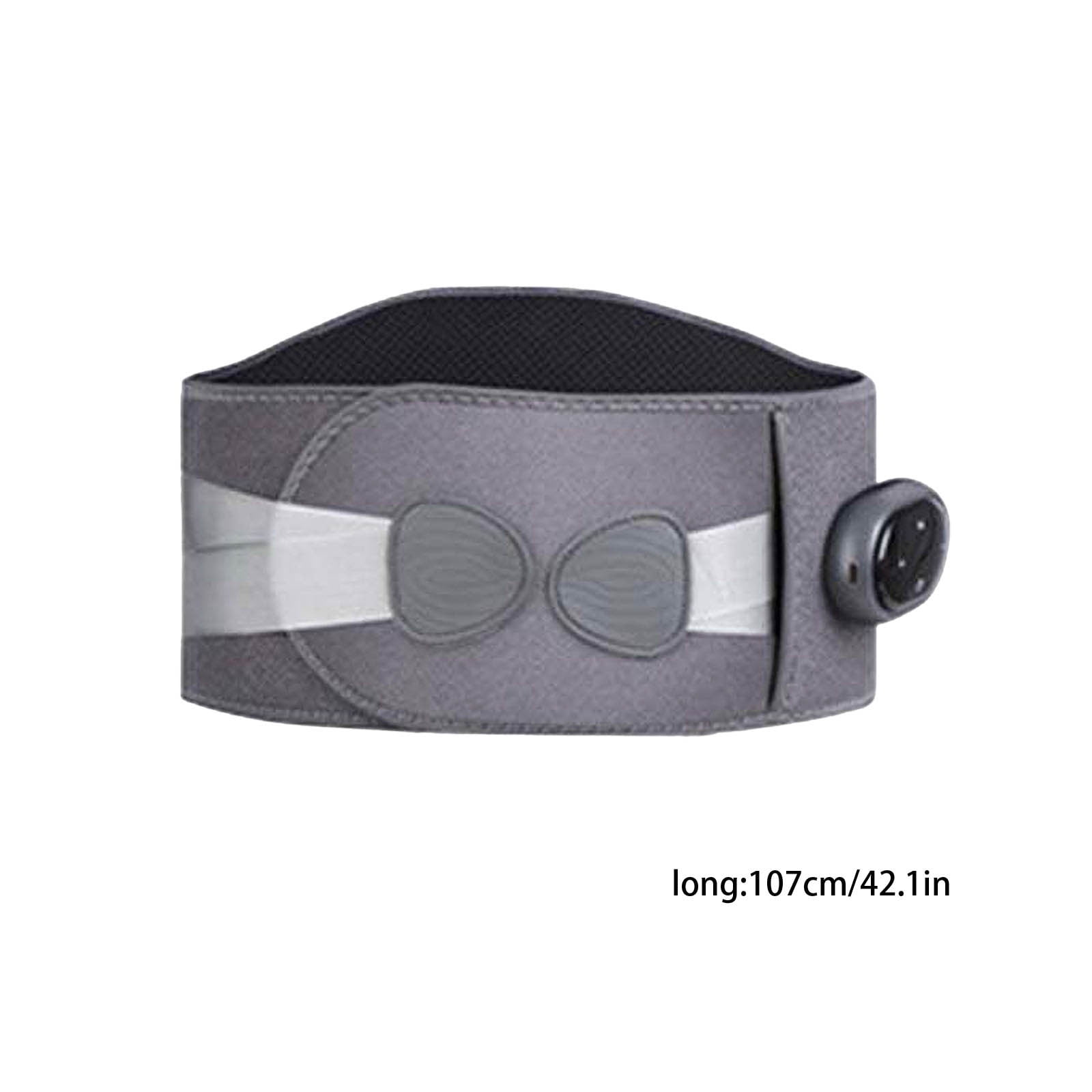 SNGMN Rechargeable Waist Heating Belt with Red Light Heating Vibration Massage 3 Heat Levels 3 Massage Modes Digital Display Controller Moxa Bag Compatible Adjustable Wear Anti Touch Design
