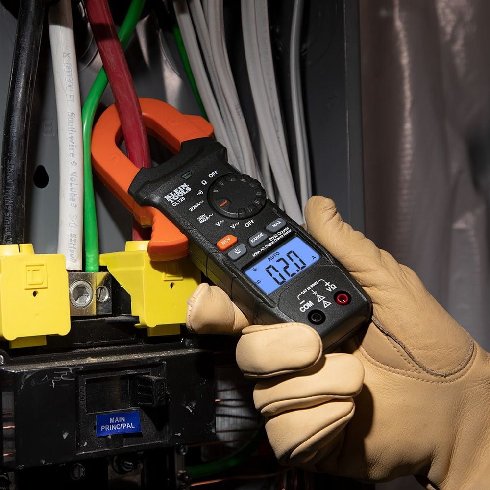 Klein Tools CL120 400 Amp AC Auto-Ranging Digital Clamp Meter