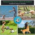 thumbnail image 6 of Dog Toys Soccer Ball with Straps, Interactive Dog Toys for Tug of War, Puppy Birthday Gifts, Dog Tug Toy, Dog Water Toy, Durable Dog Balls World Cup for Small & Medium Dogs（6 Inch）, 6 of 7