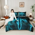 thumbnail image 4 of Castle Fairy Lightsaber Gamepads Boy 2pcs Bedding Comforter Set,Video Game Twin Comforter Sets,Abstract Gradient Breathable Bedding Set,Luxury Bedroom Decor, 4 of 8