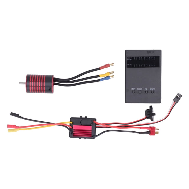 Grupo de combinación de Gobernador electrónico de la tarjeta de programación ESC 35A de la unidad de motor m2838 sin cepillo para 1 / 14 1 / 16 RC 5700kv