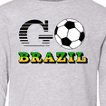 thumbnail image 4 of Inktastic Go, Brazil- Soccer, Football Long Sleeve Youth T-Shirt, 4 of 5