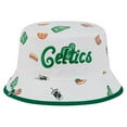 thumbnail image 2 of Men's New Era White Boston Celtics Team Cheer Reversible Bucket Hat, 2 of 4