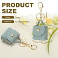 thumbnail image 2 of Uxcell Mini Handbag Keychain for Women, PU Leather Cute Bag Creative Keyrings Blue, 2 of 7
