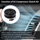 thumbnail image 3 of Kit de embrague de compresor de AC para Chevrolet Equinox Terrain 2018-2020 L4 2.0L para Buick Envision 2016-2020 Todos los motores para compresor CVC CO11483C/158275/23287187, 3 of 7
