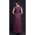 thumbnail image 4 of Bimba Robe Longue Décontractée d'Été Sans Manches à Fente avant Imprimée pour Femmes - Grande, 4 of 5