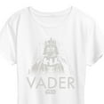 thumbnail image 3 of Star Wars - Light Grey Mono Darth Vader - Women's Short Sleeve Classic Fit Tee, 3 of 5