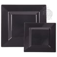 thumbnail image 2 of 50 Platos Desechables De Plástico Cuadrados Elegantes Berry Hip PLSQ01, 2 of 2