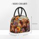 thumbnail image 2 of Balery Countryside Colorful Floral Cow Bolsa de Almuerzo para Mujeres, Caja de Almuerzo, Bolsa de Almuerzo Pequeña Impermeable, Tote de Almuerzo Reutilizable con Gran Capacidad, 2 of 6