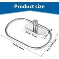thumbnail image 2 of LShunze Towel Ring for Bathroom, Stainless Steel Hand Towel Holder for Wall Mounted, Heavy Duty Towel Hanger Towel Racks for Bathroom, Kitchen, 2 of 8