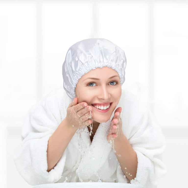 Shower cap for 2024 long thick hair