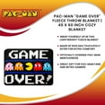 thumbnail image 7 of Pac Man Game Over Fleece 45 x 60 Inch Cozy Throw, Black, 7 of 7