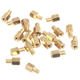 thumbnail image 2 of 80 Pcs PC PCB Entretoise de Carte Principale en Laiton Hexagonal M3 x 5 + 4 mm, 2 of 8