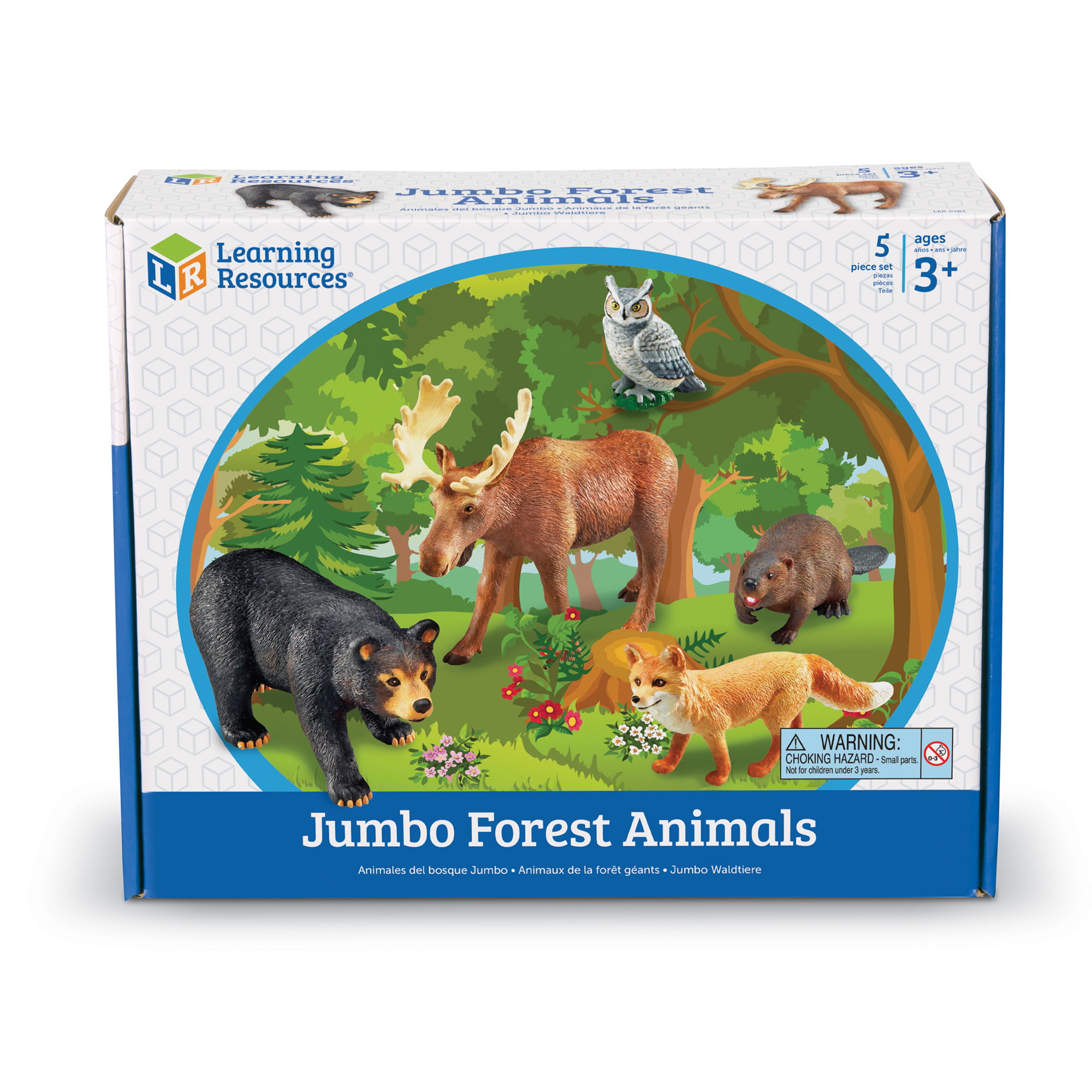 Set of 8 Jumbo Jungle Animal Figures Suitable for Kids 18 Months for sale online 