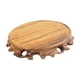thumbnail image 1 of Soporte de exhibición de esculturas de figuras con base de madera, maceta de piedra maciza de madera y florero 8cm, 1 of 9