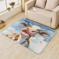 thumbnail image 2 of Cow Rugs for Bedroom - 4x5 Rug - Cow Rug - Funny Farm Animal Area Rug - Rustic Dairy Cow Rugs - Cute Cattle Kids Carpet S-&126, 2 of 7