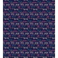 thumbnail image 3 of Retro Duvet Cover Set, Classic Bicycles and Trees with Heart Flags Evening Style Romantic Pattern, Decorative 3 Piece Bedding Set with 2 Pillow Shams, Queen Size, Indigo and Multicolor, by Ambesonne, 3 of 3