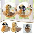 thumbnail image 3 of Macetero pequeño para perros, macetero pequeño para perros, macetero suculento de resina, macetero de resina, los mejores materiales, 3 of 7