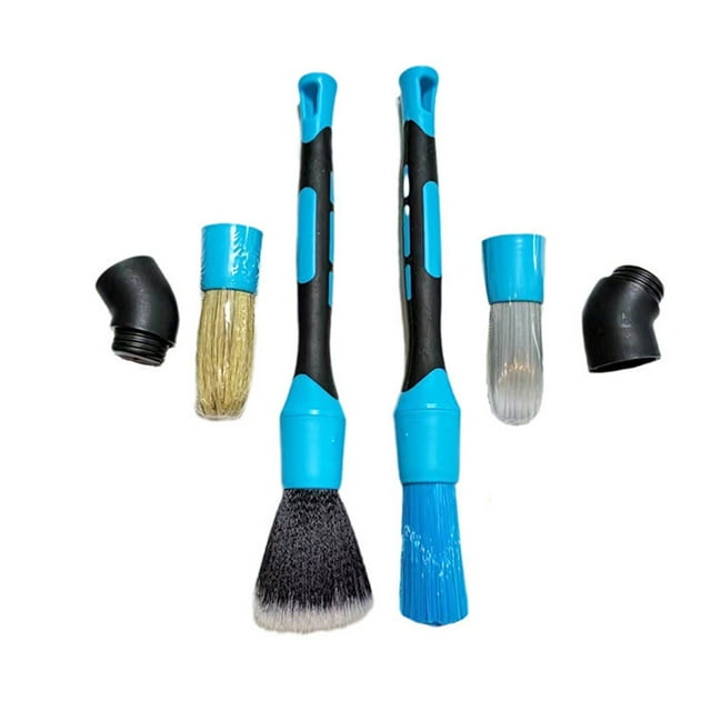 Detailing Brush Kit for Car Tires Wheels Emblems and Air Vents Cleaning Tools