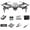 black/, variant on Fuebueo 1080P HD FPV Foldable RC Quadcopter Adjustable Lens, One Key Take Off/Land, Altitude Hold, 360° Flip, Toys Gifts for Kids, Adults, Beginner