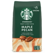 Starbucks Arabica Beans Maple Pecan, Naturally Flavored, Ground Coffee, 17 oz