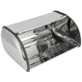 thumbnail image 4 of ZOUSSIQI Bread Box Bright Stainless Steel Cake Bin Keeping Container Holder Kitchen Storage SuppliesSmall Size JU316-97165, 4 of 13
