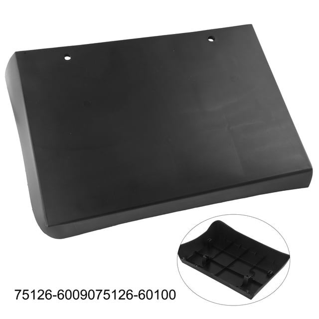 Tail Gate License Plate Holder for Toyota for PRADO Black Plastic Design