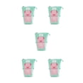 thumbnail image 1 of Methold Estuche de lápices Lovely Simple Light Weight Pencil Pouch Estuches de bolígrafos multiusos para estudiantes Niños Adolescente Tipo6 5piezas, 1 of 6