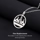 thumbnail image 4 of Collar Jumpingount Acero inoxidable sólido étnico geométrico gargantilla joyería, 4 of 6